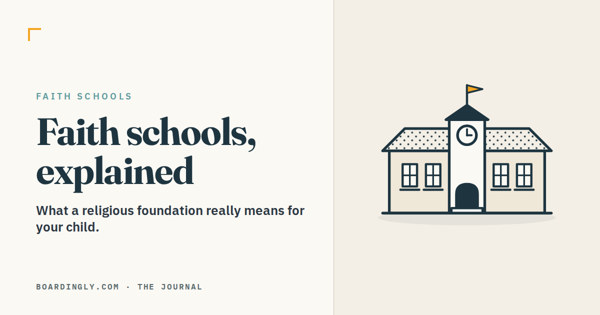 Faith schools, explained — what a religious foundation actually means for your child