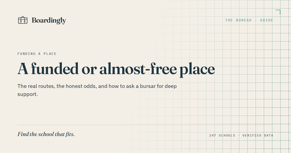How to Get a Funded UK Boarding Place