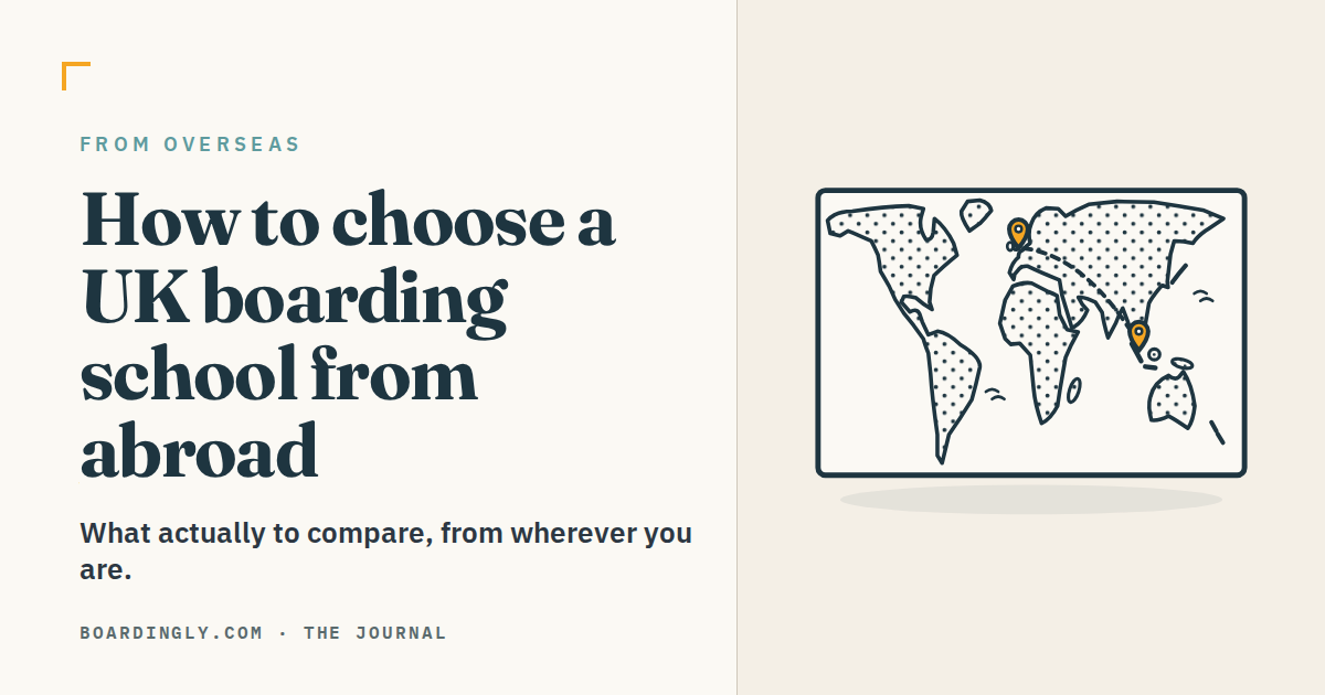 How to choose a UK boarding school from overseas, and what actually to compare