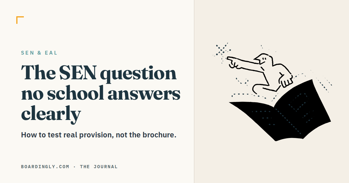 The SEN Question No Boarding School Answers Clearly