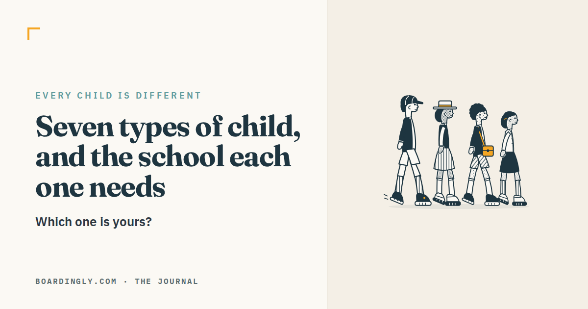 Seven types of child, and the school each one needs