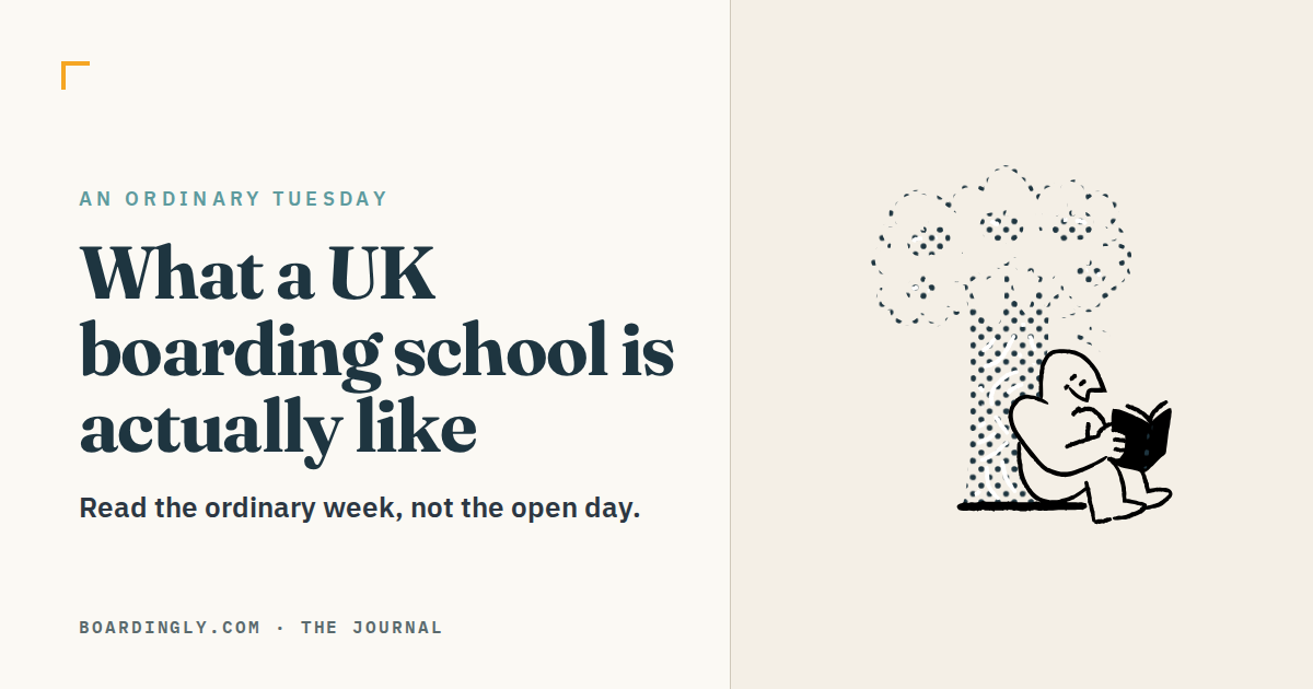 What a UK boarding school is actually like, on an ordinary Tuesday