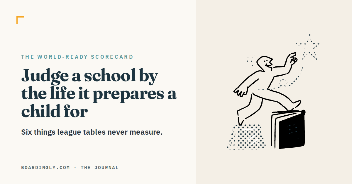 The World-Ready Scorecard: judging a school by the life it prepares a child for